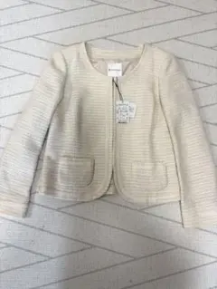 新品　組曲 ジャケット　アイボリー 白 セレモニー 参観