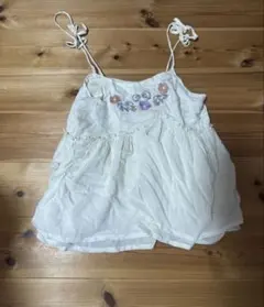 新品未使用タグ付き JILLSTUART キャミソールワンピース ホワイト 刺繍