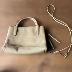 COACH コーチ 2wayハンド,ショルダーバッグ　ベージュ