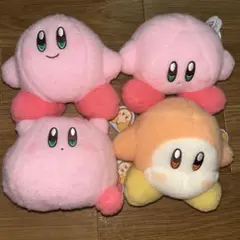 星のカービィ　羊毛フェルト風ぬいぐるみ　全4種セット