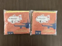JAL 日本航空 オリジナル UCHINO ミニタオル 飛行機柄のサムネイル