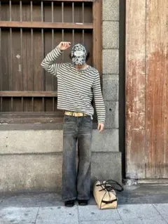 00's unknown 短丈ボーダーロンt City boy