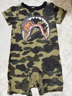 A Bathing Ape ロンパース・パンツ カモフラ柄セット70 - メルカリ