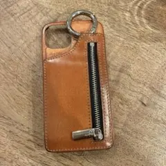 ajew レザー iPhoneケース ブラウン