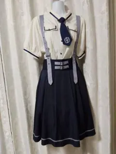 axes famme ブラウス　サス付きスカート　2点セット　ロリータ　ガーリー