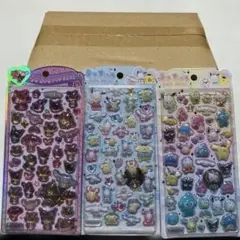 サンリオキャラクター うるちゅるポップシール 3種セット