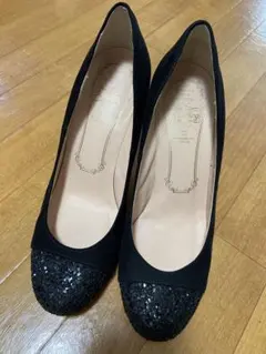 カリアング　ハイヒール　パンプス　黒　23 ピンヒール　レディース靴　シューズのサムネイル