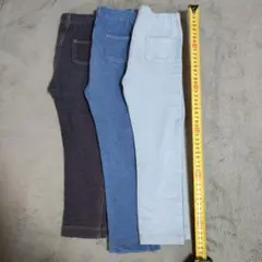 ユニクロレギンス　デニム柄　まとめ売り　100cm