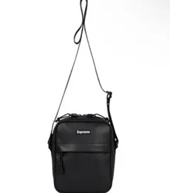 Supreme 23fw Leather Shoulder Bag Black