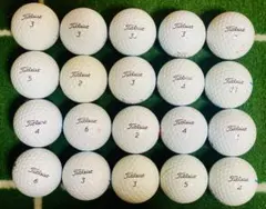 ロストボール　タイトリスト PROV1 20球　年式混合のサムネイル