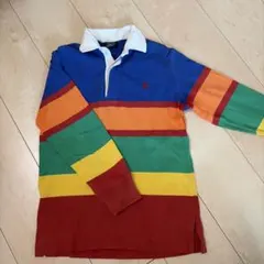 ラルフローレン　ラガーシャツ S（140、150）size