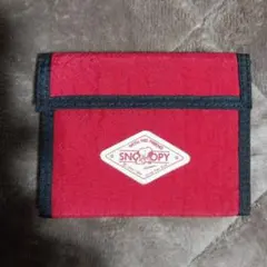 SNOOPY 三つ折り財布 レッド ウォレットのサムネイル