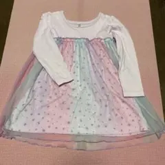 星柄チュニックドレス 110
