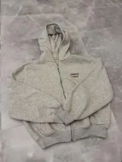 VANQUISH FITNESS ジップアップパーカー グレー XS