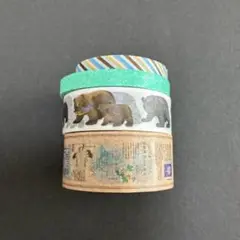 【中古】カモ井　mt マスキングテープ 3個セット