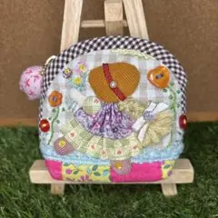 スーちゃん　小銭入れ　パッチワーク　キルト