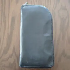 LANVIN en Bleu レザー製 黒 長財布