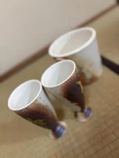 手造りワインクーラー＆ゴブレットセット 彩飾工房 陶器