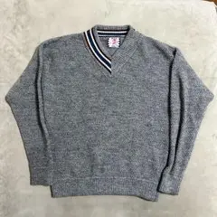 SON OF THE CHEESE グレー Vネックセーター Lのサムネイル