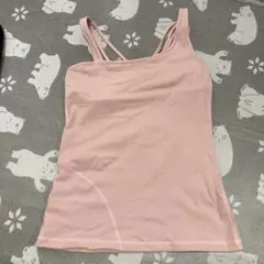 AUMNIE ピンクタンクトップ ストラップデザイン Sサイズ(日本のMサイズ)