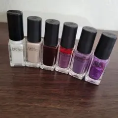 ネイルホリック紫系6本