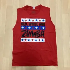 ◾️正規品◾️ZUMBA 袖カットT 赤