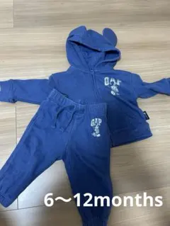 GAP Disney ミッキーセットアップ パーカー パンツ6-12ヶ月80cm