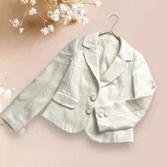 ✨未使用✨パルスコーポレーション《M》ツイードジャケット 清楚 爽やか 金ボタン