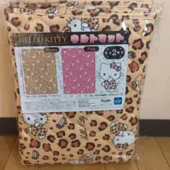 HELLO KITTY 　キティ　ヒョウ柄キルトマット