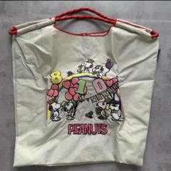 新品未使用　スヌーピー　エコバッグ　ベージュ　可愛い　プレゼント