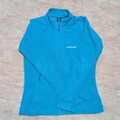 は*む様 mont-bell フリースジャケット 青