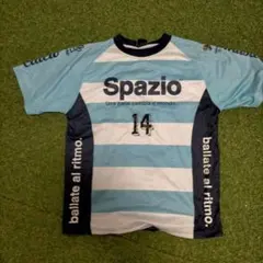 Spazio サッカーシャツ 水色・黒 14