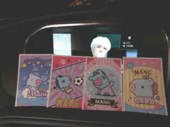 4枚！BT21 mangコンプ★ICデコステッカー シール