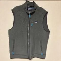 90s patagonia パタゴニア ビンテージフリースベスト USA製 ロゴ