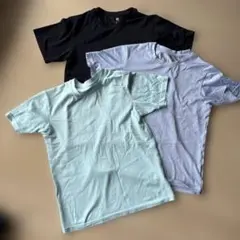 Tシャツ 3枚セット 黒 水色 灰色