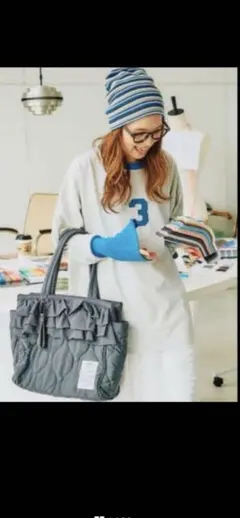 2500円値下げ　美品　てぃら　2wayキルトトートバッグ