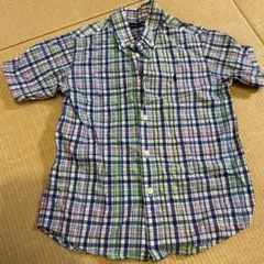 Ralph Lauren 半袖チェックシャツ 120