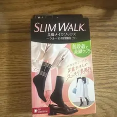 SLIM WALK 着圧ソックス M-L ブラック