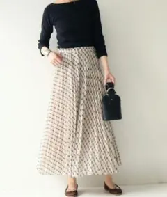 スピックアンドスパン　スカート　チェック柄