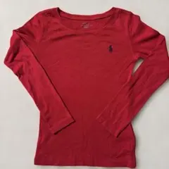 Polo Ralph Lauren 赤 長袖　ロンT 女の子 120サイズ