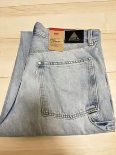 【最安値】リーバイス　バギーカーペンター　W34シルバータブ