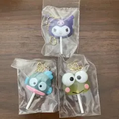 サンリオ　カラフルキャンディチャーム　クロミ　ハンギョドン　けろけろけろっぴ