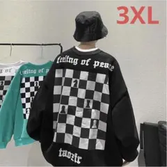 JUAS074メンズ トレーナー トップス 韓国風 長袖 丸首 大きいサイズ