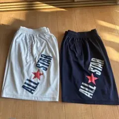 Converse ALL STAR バスケットパンツ Mサイズ2色セット
