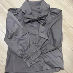 ロングカフスリボンタイブラウス[k8568v]のサムネイル