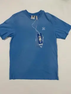 adidas 青 Tシャツ M新品
