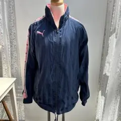 Puma ウィンドブレーカー ネイビー/ピンク