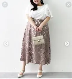 marun レーススカート　Aライン