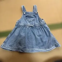 babyGAP デニムサロペットワンピース 18-24ヶ月