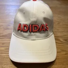 ADIDAS ホワイト　ゴルフキャップ